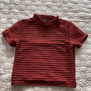 Silhouette NYC Maroon Shirt. Medium